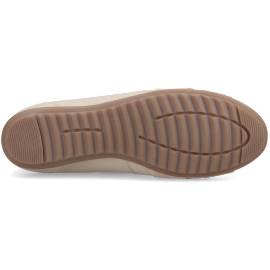 Hush Puppies Lilith Leder Damen Creme Standard Ballerinas - Image 3