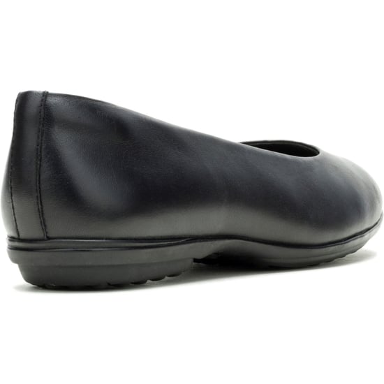 Hush Puppies Alice Flache Leder Damenschuhe Schwarz Standard Flats - Image 2