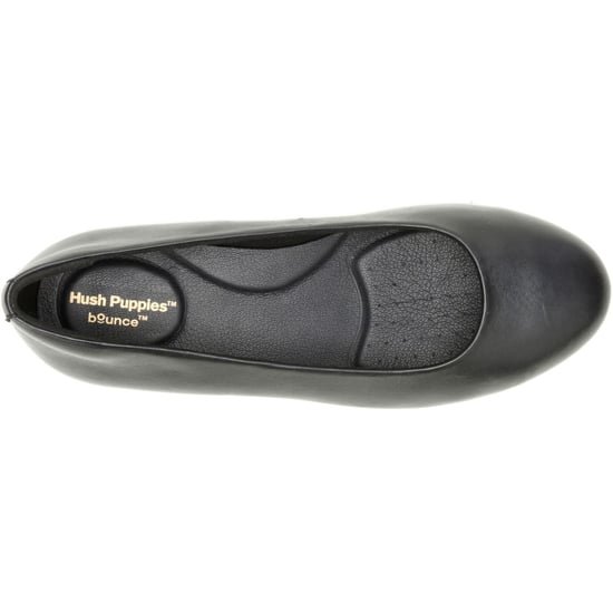 Hush Puppies Alice Flache Leder Damenschuhe Schwarz Standard Flats - Image 4