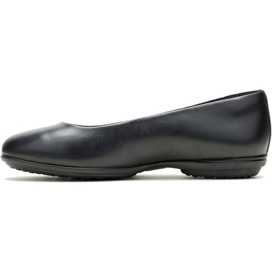 Hush Puppies Alice Flache Leder Damenschuhe Schwarz Standard Flats - Image 5