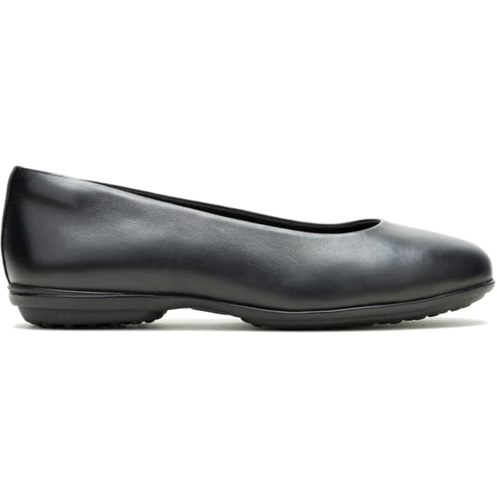 Hush Puppies Alice Flache Leder Damenschuhe Schwarz Standard Flats - Image 6
