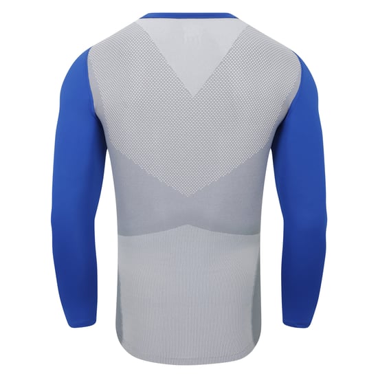 Umbro - "Pro" Base Layer Oberteil für Herren Langärmlig (Surf /Grau) - Image 2