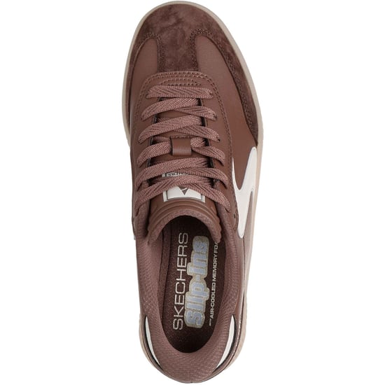 Skechers Hotshot HI - Lifted Luxe Polyurethan Damen Braun Standard Sneakers - Image 3