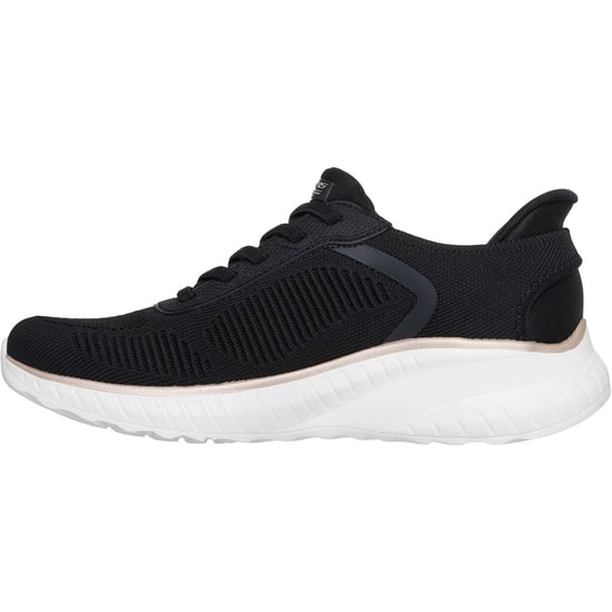 Skechers BOBS Sport Squad Chaos Textil Damen Sneakers Schwarz/Gold - Image 4