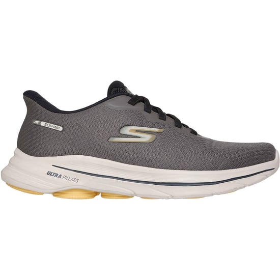 Skechers GO WALK 8 Pate Textil Herren Taupe Standard Sneaker - Image 4