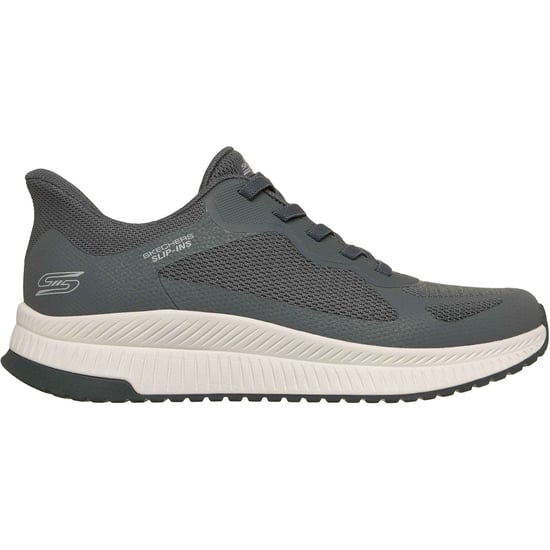 Skechers BOBS Sport Squad Chaos 4 Herren Charcoal Standard Sneakers - Image 5