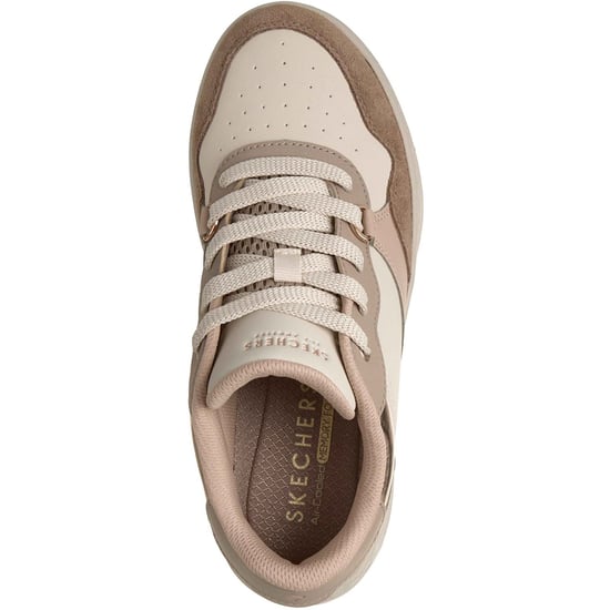 Skechers UNO CTL - Dezenter Schimmer Polyurethan Damen Taupe/Multi Standard Trainer - Image 3