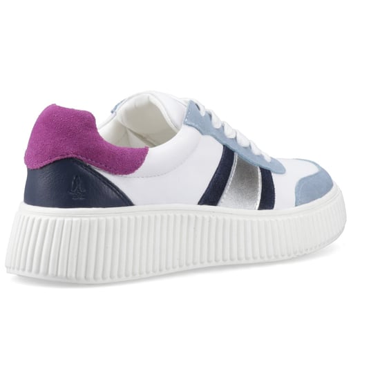 Hush Puppies Holly Wildleder Damen Silber Standard Sneaker - Image 2