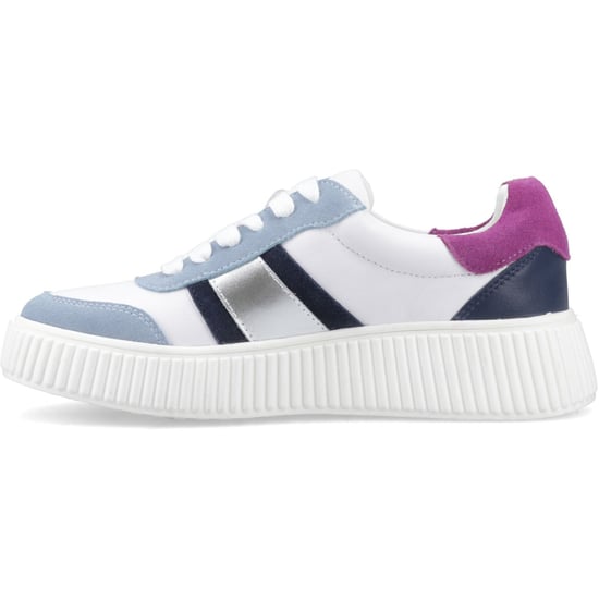 Hush Puppies Holly Wildleder Damen Silber Standard Sneaker - Image 4