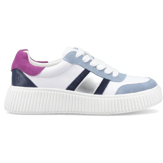 Hush Puppies Holly Wildleder Damen Silber Standard Sneaker - Image 5
