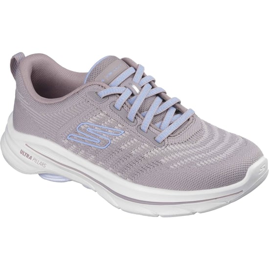 Skechers GO WALK 8 Britt Textile Damen Schuhe Taupe/Blau Standard - Image 1
