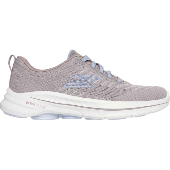 Skechers GO WALK 8 Britt Textile Damen Schuhe Taupe/Blau Standard - Image 5