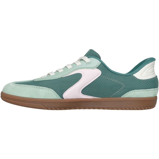 Skechers Hotshot - Alltagseinfache Textil-Damen Sneakers in Grün/Rosa - Image 4