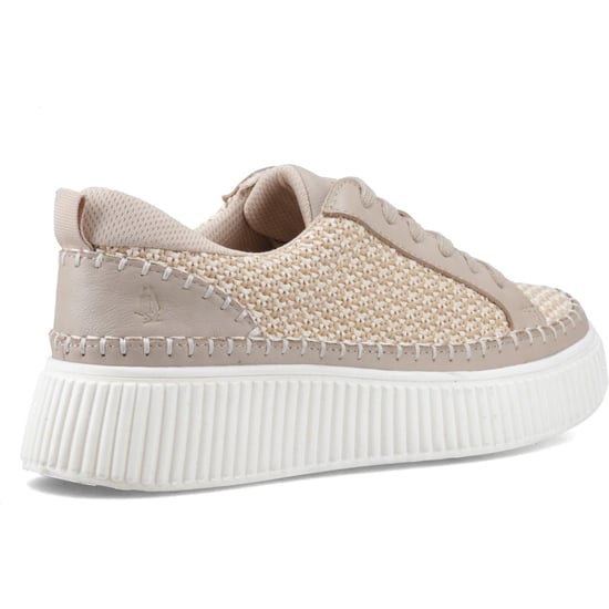 Hush Puppies Haisley Geflochtene Textil Damen Taupe Standard Sneaker - Image 2