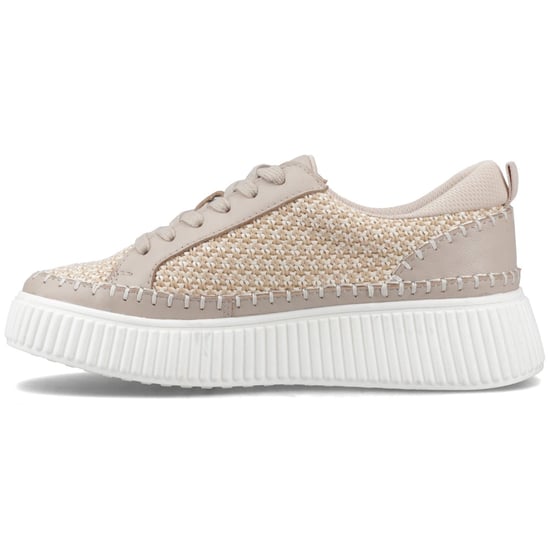 Hush Puppies Haisley Geflochtene Textil Damen Taupe Standard Sneaker - Image 4