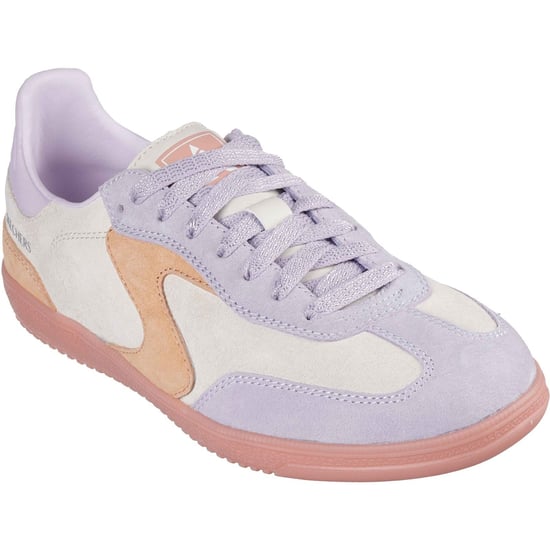 Skechers Hotshot For The Win Leder Damen Natural/Multi Standardtrainer - Image 1