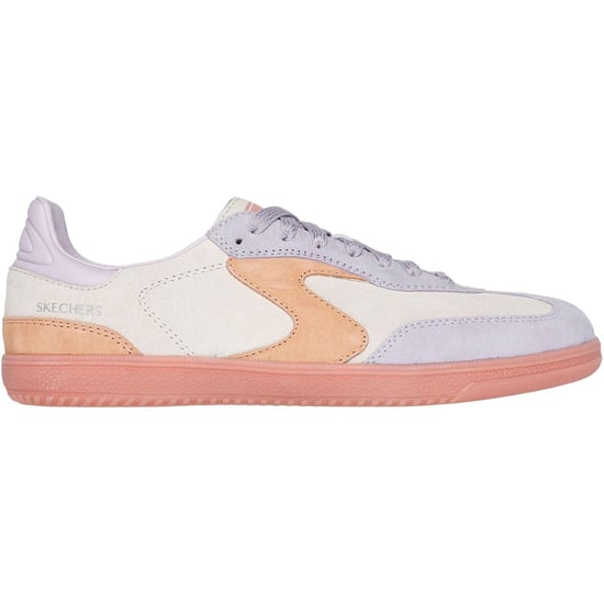 Skechers Hotshot For The Win Leder Damen Natural/Multi Standardtrainer - Image 5