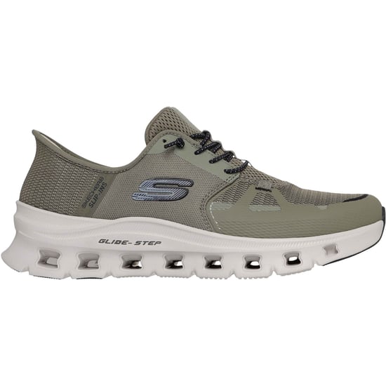 Skechers Glide-Step Pro Textil Herren Oliv/Schwarz Sportliche Schuhe - Image 5