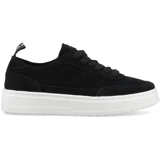 Hush Puppies Nesta Leder Damen Schwarze Standard Sneakers - Image 5
