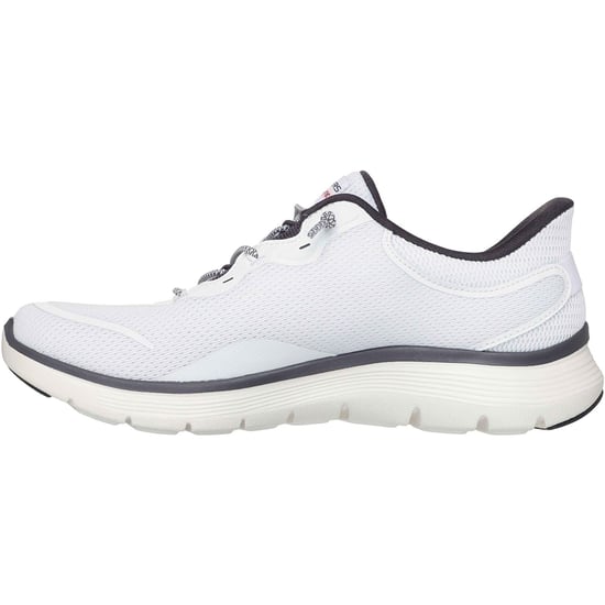 Skechers Flex Appeal 5.0 Easy Breezy Textil Damen Sneakers Weiß/Multi Standard - Image 4