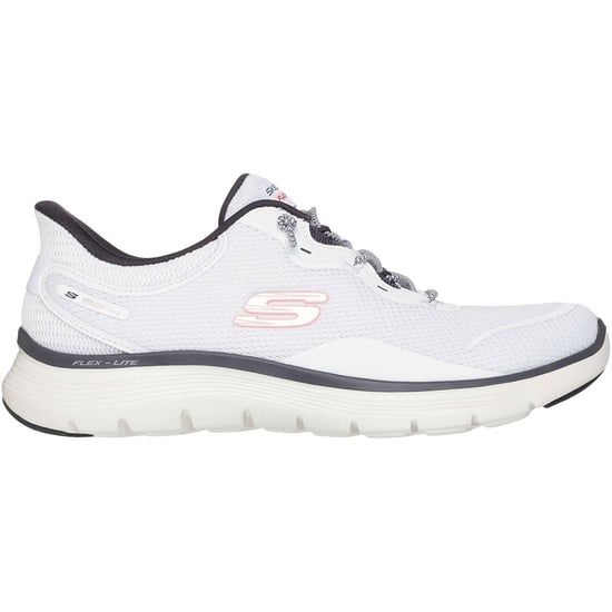Skechers Flex Appeal 5.0 Easy Breezy Textil Damen Sneakers Weiß/Multi Standard - Image 5
