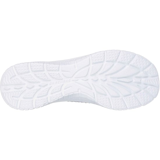 Skechers Virtue Icon Textil Damen Weiß/Silber Standard Sneakers - Image 2