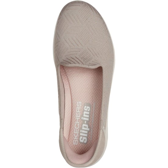 Skechers On-the-GO Flex - Clover Textil Damen Taupe Standard Sneaker - Image 3