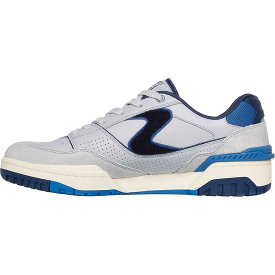 Skechers S-1992 Leder Herren Grau/Blau Standard Sneaker - Image 4