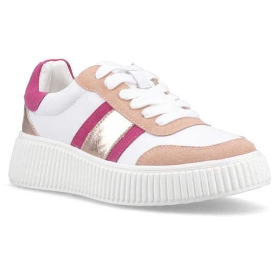 Hush Puppies Holly Wildleder Damen Rose Standard Sneakers - Image 1