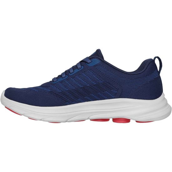 Skechers GO Walk 8 Day Textil Herren Sneakers Navy/Rot Standard - Image 4