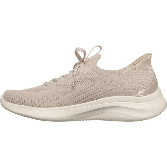 Skechers Ultra Flex 4.0 Textile Damen Natural Standard Sneakers - Image 4