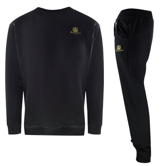 Aquascutum - Trainingsanzug-Set für Herren, Rundhalsausschnitt (Schwarz) - Image 1