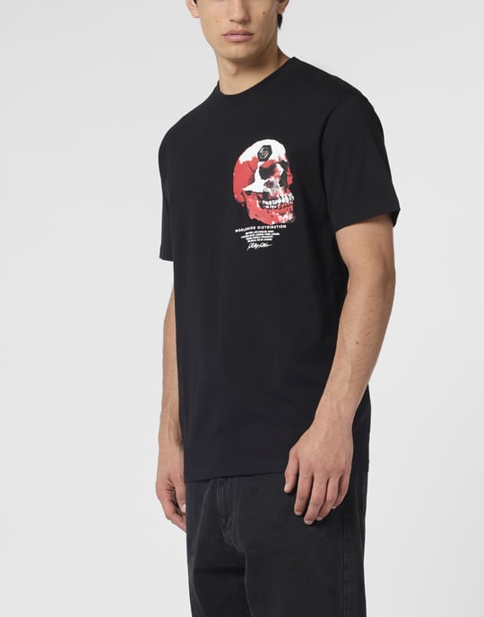Roundneck T-Shirt Puffy Red Skull Skull - Image 2
