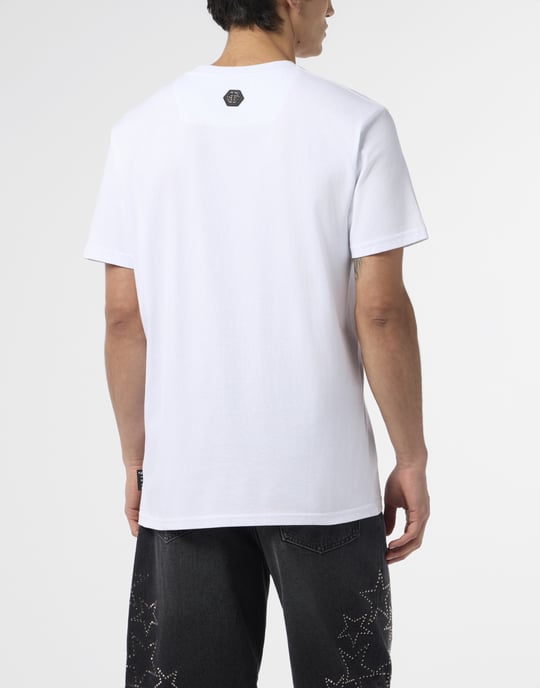 Round Neck T-Shirt Skull Strass Skull Strass - Image 5