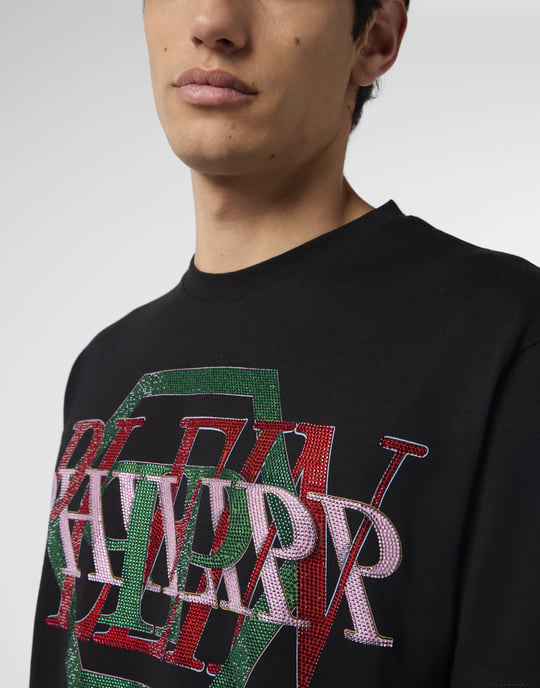 Round Neck T-Shirt Logo Hexagon Stones - Image 3