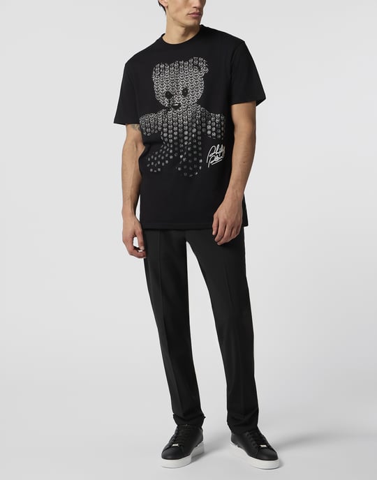 Round Neck T-Shirt Teddy Strass Teddy Bear - Image 4