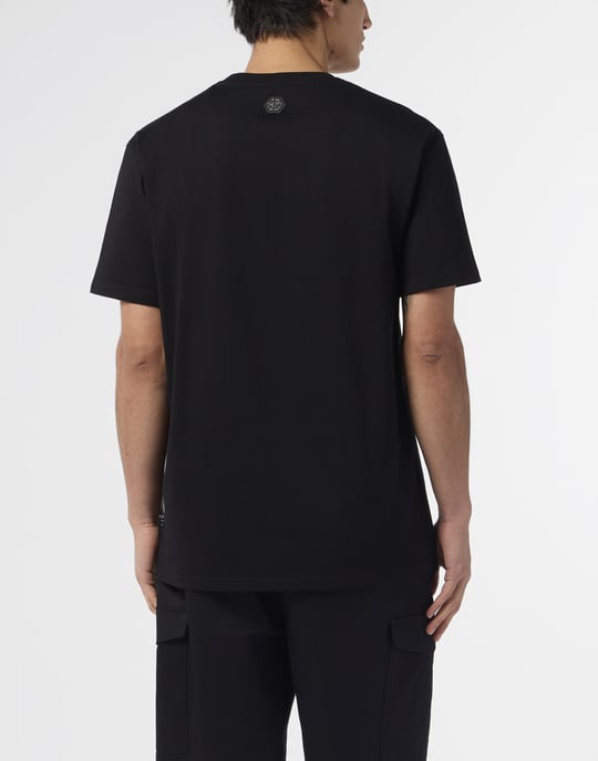 Round Neck T-Shirt Hexagon Line - Image 5