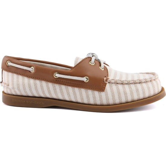 Sperry Authentisch Original Textil Damen Bootschuhe Weiß/Natur Standard - Image 5