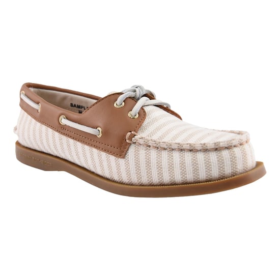 Sperry Authentisch Original Textil Damen Bootschuhe Weiß/Natur Standard - Image 6