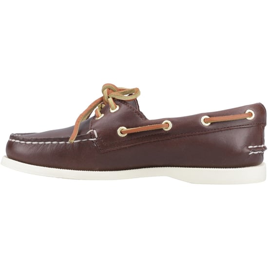 Sperry Authentische 2-Augen-Leder Damen Braune Standard Bootsschuhe - Image 5
