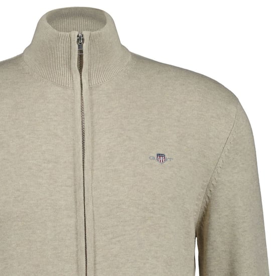 Gant Casual Cotton Zip Strickjacke - Image 2