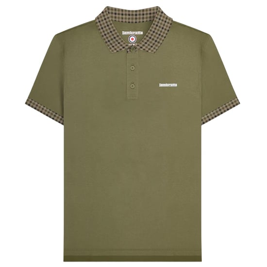 Lambretta - "SS25" Poloshirt für Herren (Khakigrün) - Image 1