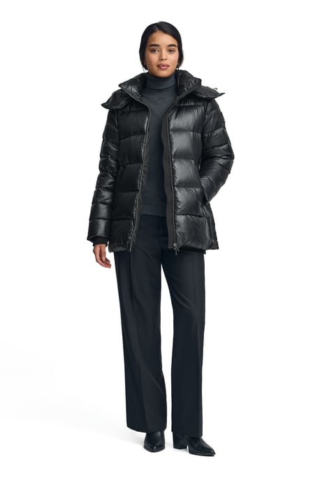Jacke Ofelia schwarz mit Polo Club-Logo - Image 3