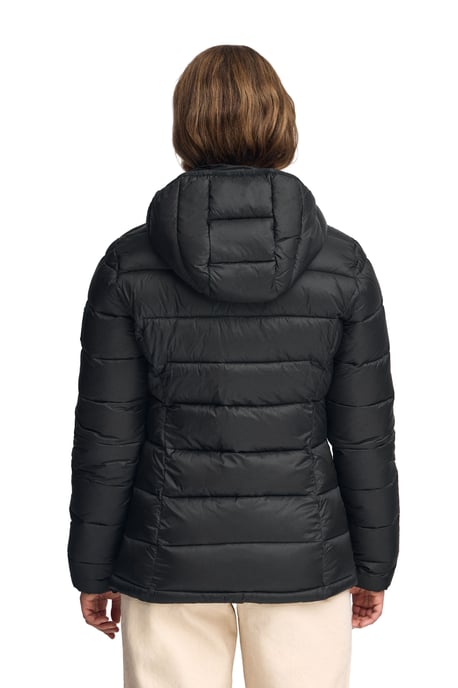 Jacke Cara Ultralight schwarz mit Polo Club-Logo - Image 3