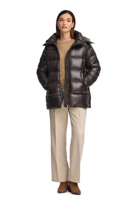 Jacke Ofelia braun mit Polo Club-Logo - Image 3