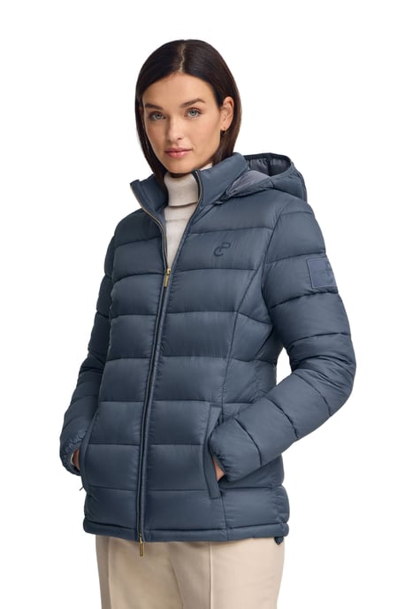 Jacke Cara Ultralight denimblau mit Polo Club-Logo - Image 1