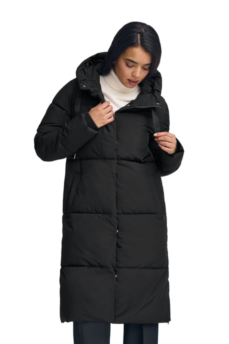 Jacke Anne schwarz mit Polo Club-Logo - Image 1