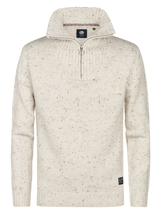 Petrol Industries - Pull Zippé Demi-Zip en Maille Denver Herren - Image 1