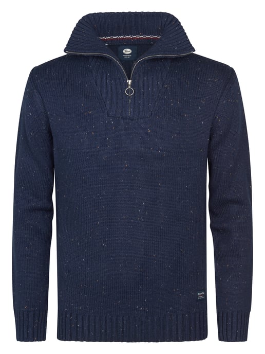 Petrol Industries - Pull Zippé Demi-Zip en Maille Denver Herren - Image 1