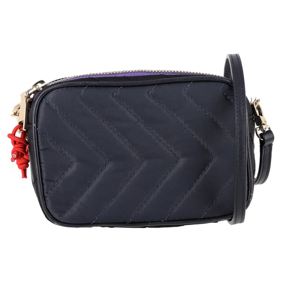 Sandro Chevron Steppgürteltasche aus marineblauem Polyamid - Image 1